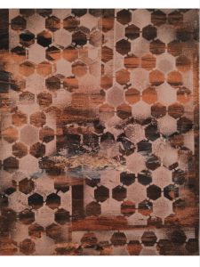 Abstract cubist painting by Serj Éty’n