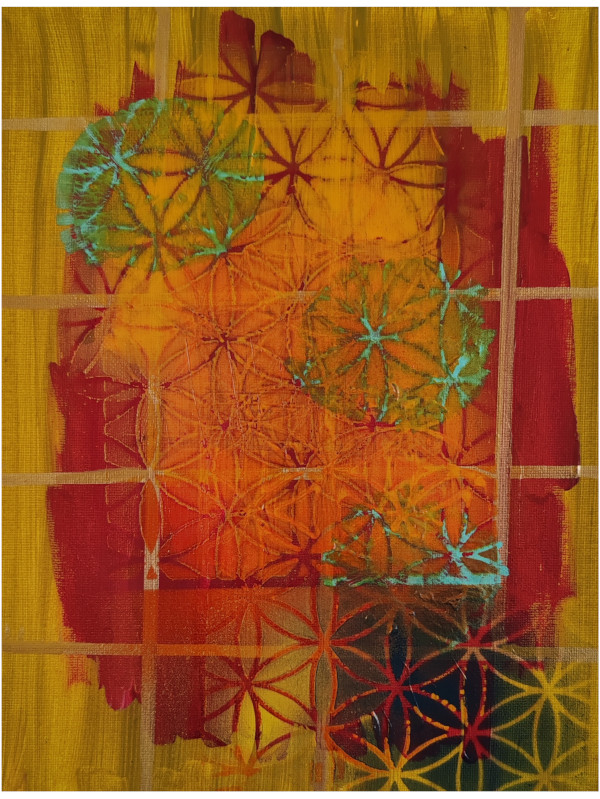 Abstract painting by Serj Éty’n
