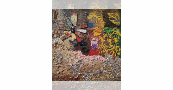 celestial universe abstract art & acrylic paint 30×40 CM This one-of-a-kind painting is an exclusive creation by Serj Éty’n.