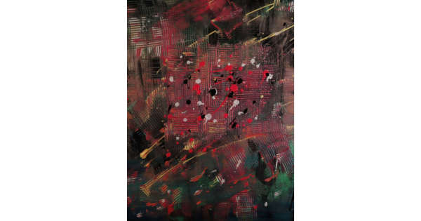 “Shipwrecked of Modern Times”, featuring chaotic red, black, white, and earthy textures layered with scratched grids and explosive brushstrokes, symbolizing human disorientation, social collapse, and survival in contemporary society. Created by Serj Éty'n. “Shipwrecked of Modern Times”, featuring chaotic red, black, white, and earthy textures layered with scratched grids and explosive brushstrokes, symbolizing human disorientation, social collapse, and survival in contemporary society. Created by Serj Éty'n.
